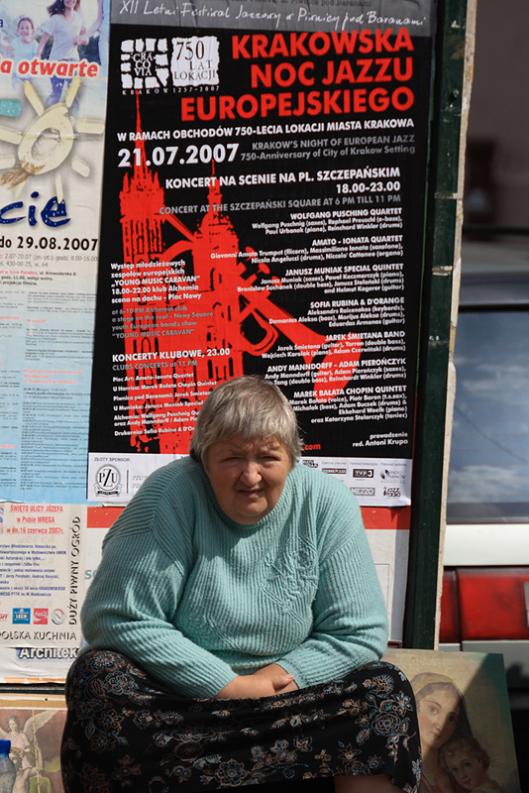 Plac Wolnica. Kazimierz. Kraków. Targ - Portret z muzyką tle