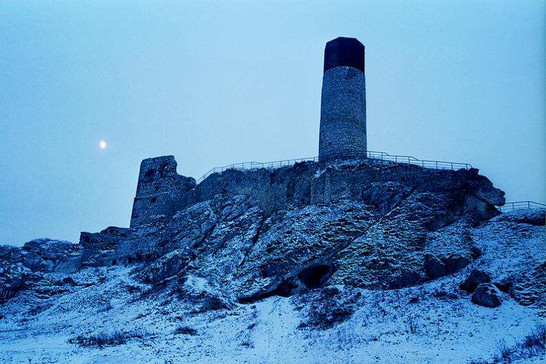 Zamek Olsztyn - noc